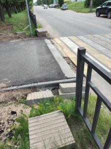 Три раза на одно место укладываем асфальт
