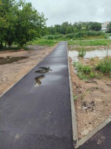 Благоустройство сквера на Банном озере. Как идут дела?