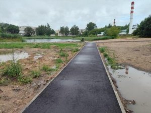Благоустройство сквера на Банном озере. Как идут дела?